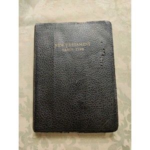 Vintage LDS Mormon New Testament Bible LARGE TYPE some damage see photos